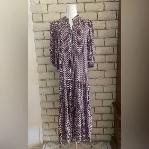 Max Studio Button-Down Maxi Dress - Picture 1 of 9